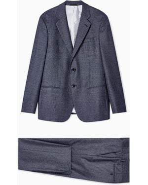 Giorgio Armani Soho Line Single-Breasted Suit - Blue