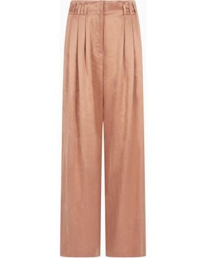 Giorgio Armani Pantaloni Ampi - Rosa