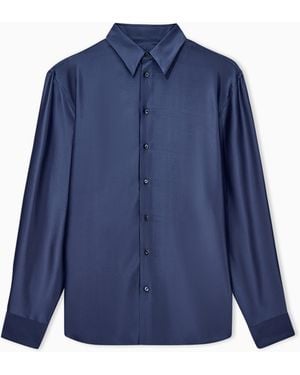 Giorgio Armani Shirt Regular Fit - Blue