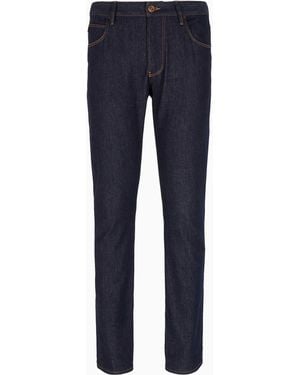 Giorgio Armani Pantalone 5 Tasche Slim Fit - Blu