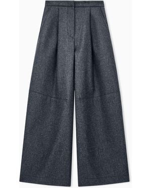 Giorgio Armani Wide-Leg Trousers - Blue