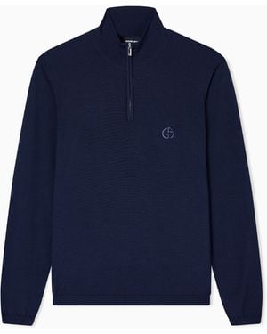 Giorgio Armani Maglia Lupetto - Blu