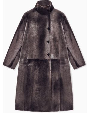 Giorgio Armani Cappotto Reversibile - Viola