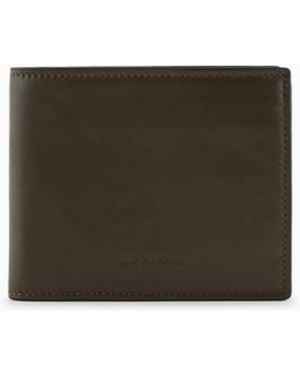 Giorgio Armani Nappa-Leather Bifold Wallet - White