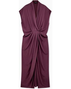 Giorgio Armani Dress Longuette - Purple