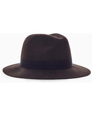 Giorgio Armani Cappello Fedora - Blu