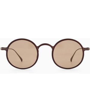 Giorgio Armani Sonnenbrille Mit Phantos-Fassung Für Herren - Braun