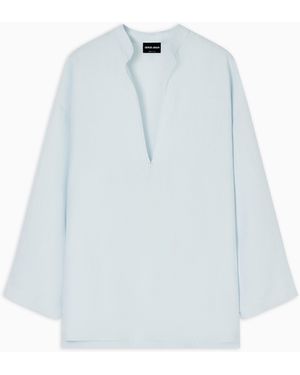 Giorgio Armani Casual Shirts - Blue