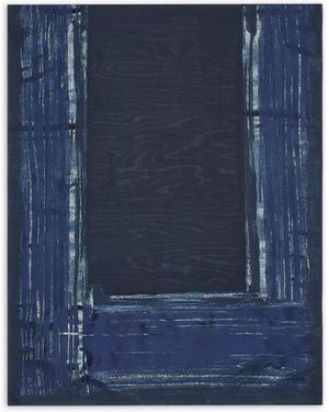 Giorgio Armani Estola De Seda Y Tejido Laminado - Azul