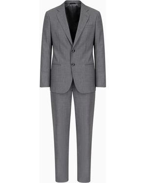Giorgio Armani Soho Line Single-Breasted Suit - Grey