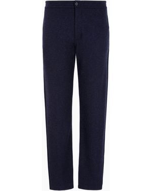 Giorgio Armani Vicuña Trousers - Blue