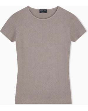 Giorgio Armani Crew Neck Jumper - White