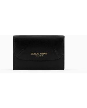 Giorgio Armani Mini La Prima Trifold Wallet - White
