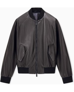 Giorgio Armani Blouson Jacket Regular Fit - Grey