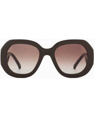 Giorgio Armani Square-Shaped Sunglasses - Blue