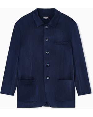 Giorgio Armani Single-Breasted Jacket - Blue