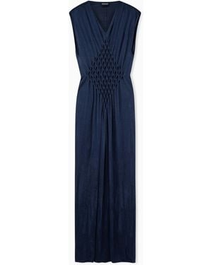 Giorgio Armani Long Dress - Blue