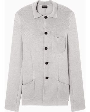 Giorgio Armani Single-Breasted Jacket - White