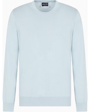 Giorgio Armani Maglia Girocollo - Blu