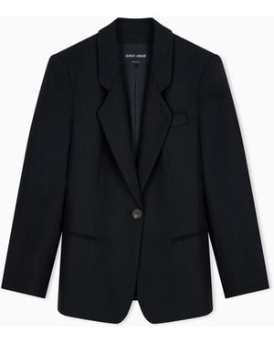 Giorgio Armani Blazer New Normal Regular Fit - Blue