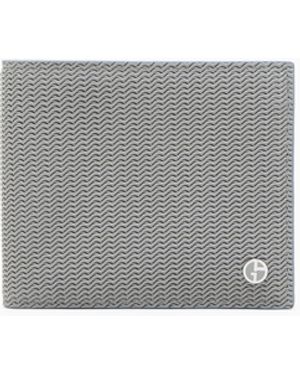Giorgio Armani Bi-Fold Wallet - Grey