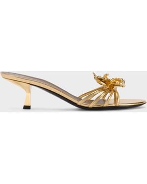 Giuseppe Zanotti Orchid Crystal Mule 50 - Natural