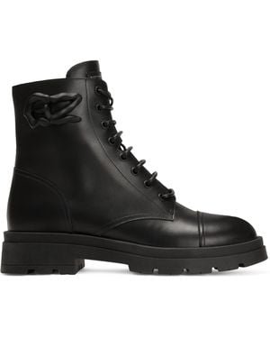 Giuseppe Zanotti Harlock Zalì Combat Boots - Black