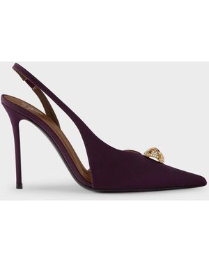 Giuseppe Zanotti Slingback Cocktail 105 - Purple