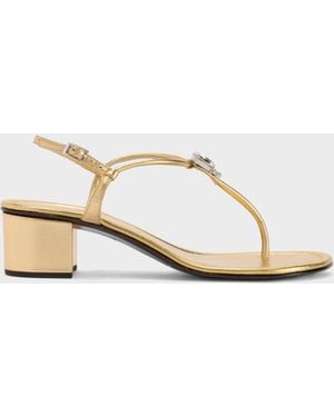 Giuseppe Zanotti Maeeve Sandal 40 - Natural