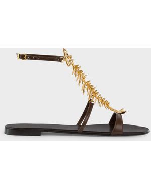 Giuseppe Zanotti Slim 2.0 Flat - Brown