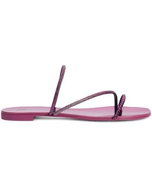 Giuseppe Zanotti JULIANNE FLAT - Rosa