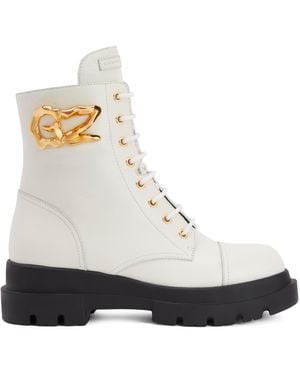 Giuseppe Zanotti Tankie Boot - White
