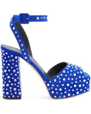 Giuseppe Zanotti New Betty Sparkle - Blue