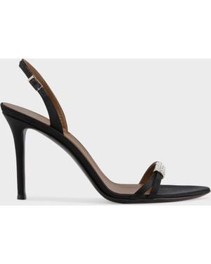 Giuseppe Zanotti Lena Crystal Sandal 90 - White