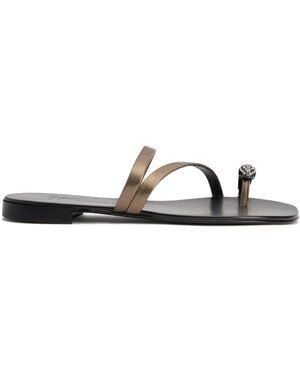 Giuseppe Zanotti Febe Crystal - Brown