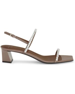 Giuseppe Zanotti Valentiine Crystal 45 - Natural