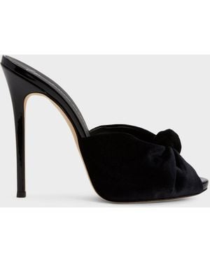 Giuseppe Zanotti Bridget Velvet - Black