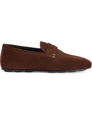 Giuseppe Zanotti Cristophe Suede Loafers - Brown