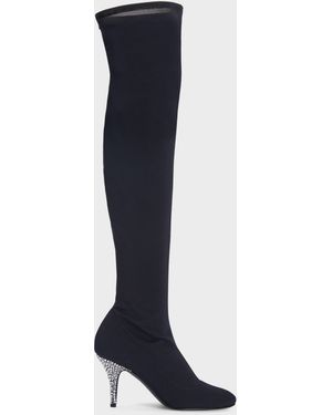 Giuseppe Zanotti Calixtee Cuissarde Boot 85 - Blue