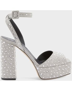 Giuseppe Zanotti New Betty Sparkle - White