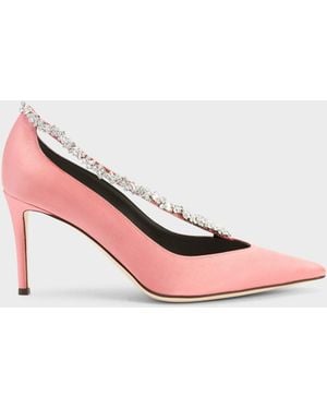 Giuseppe Zanotti Filipa Crystal Pump 85 - Pink