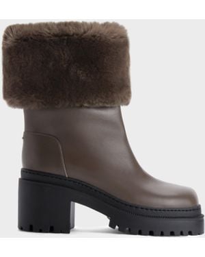 Giuseppe Zanotti Mairi Fur Bootie - Weiß