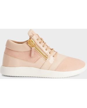 Giuseppe Zanotti Runner Mid Top - Natural