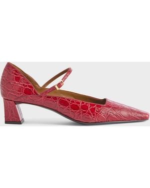 Giuseppe Zanotti Brita Pump D'Orsay 45 - Red