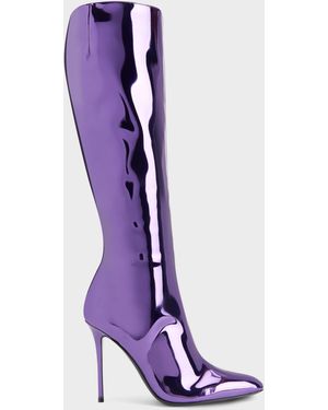 Giuseppe Zanotti Brytta High Boot 105 - Purple