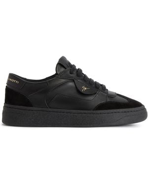 Giuseppe Zanotti Gz94 Lace-Up Low-Top Trainers - Black