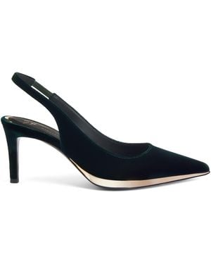 Giuseppe Zanotti Virgyn 50Mm Slingback Pointed Court Shoes, Brand Size 37 Us - Blue