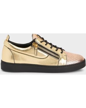Giuseppe Zanotti Frankie Low Top - Natural