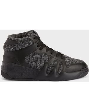 Giuseppe Zanotti Talon Mid Top - Black