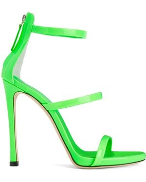 Giuseppe Zanotti South 115 Patent Sandal - Green